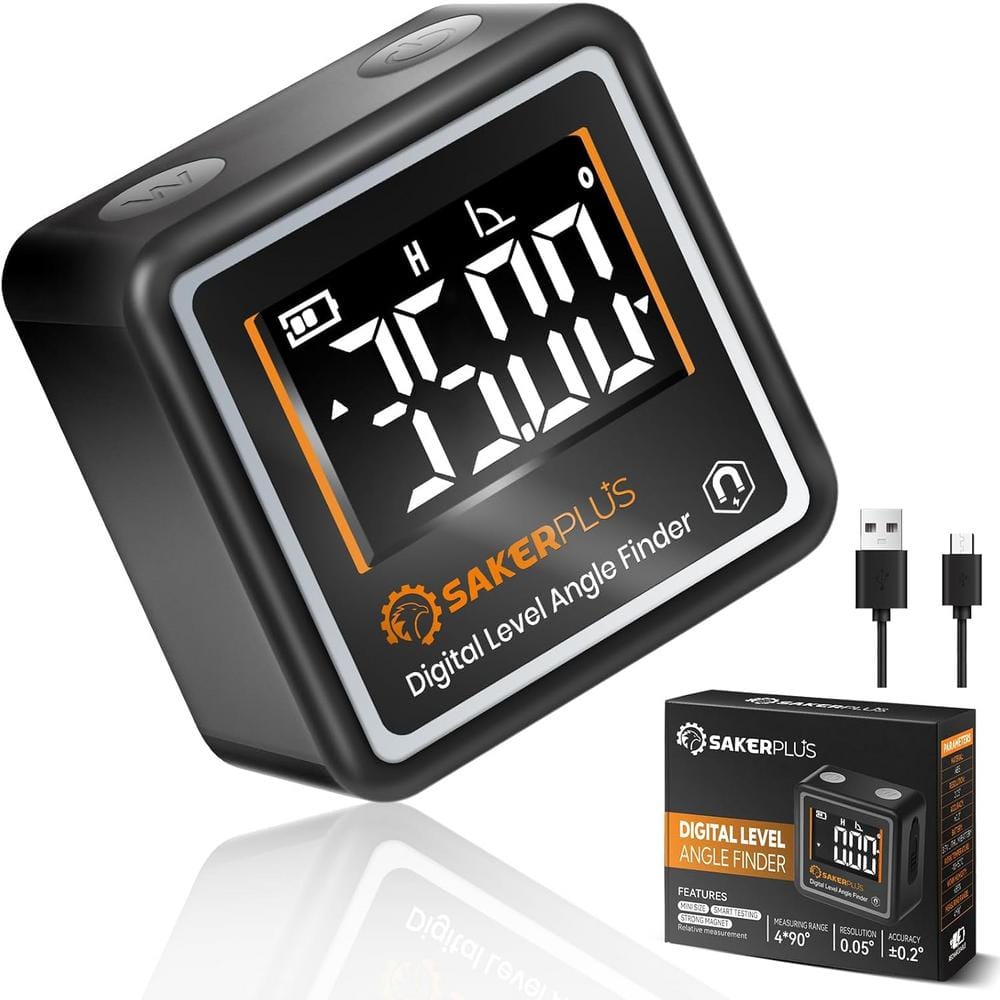 Digital Angle Finder Magnetic, Digital Level Gifts for Men with 2 Modes, An