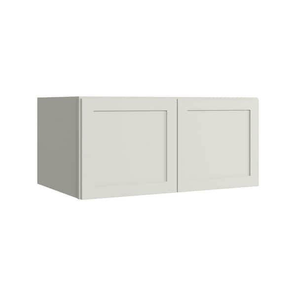 Thornton 39 in. W x 24 in. D x 18 in. H Assembled Plywood Shaker Wall Kitchen Cabinet in Moonshine