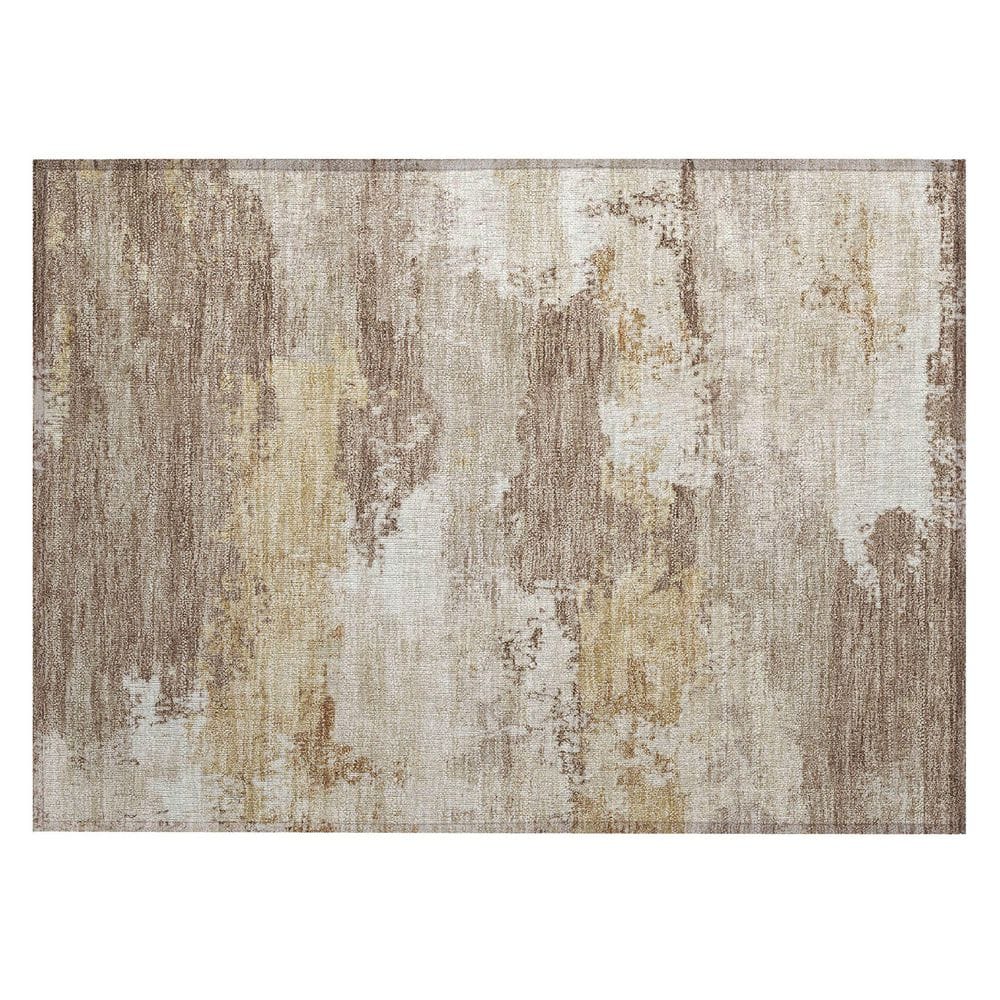Chantille Machine Washable Indoor/Outdoor Abstract ACN2372 Mocha 2 ft. x 3 ft. Accent Rug price history on PriceWatchPro