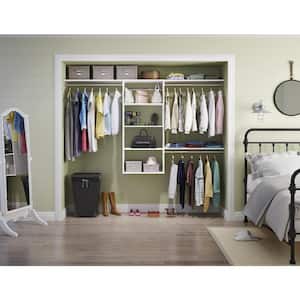 ClosetMaid Style+ 25 in. W White Corner Wood Closet Tower 1711 - The ...