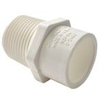 3/4 in. x 1/2 in. PVC Schedule 40 MPT x S Reducer Male Adapter