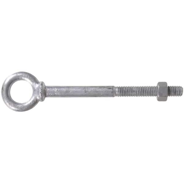 1/2-13 x 6 in. Forged Steel Hot-Dipped Galvanized Eye Bolt with Hex Nut in Shoulder Pattern (5-Pack)