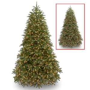 6.5 ft. Jersey Fraser Fir Medium Artificial Christmas Tree with Dual Color LED Lights