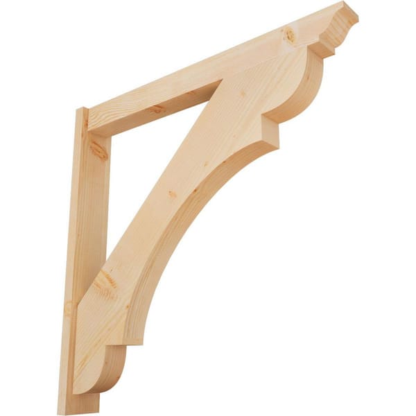 Ekena Millwork 6 in. x 42 in. x 42 in. Olympic Traditional Smooth Douglas Fir Outlooker