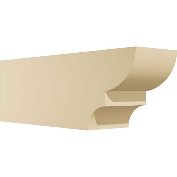 Ekena Millwork Standard Ridgewood 6 in. W x 8 in. H x 24 in. D Signature Urethane Rafter Tail Outlooker
