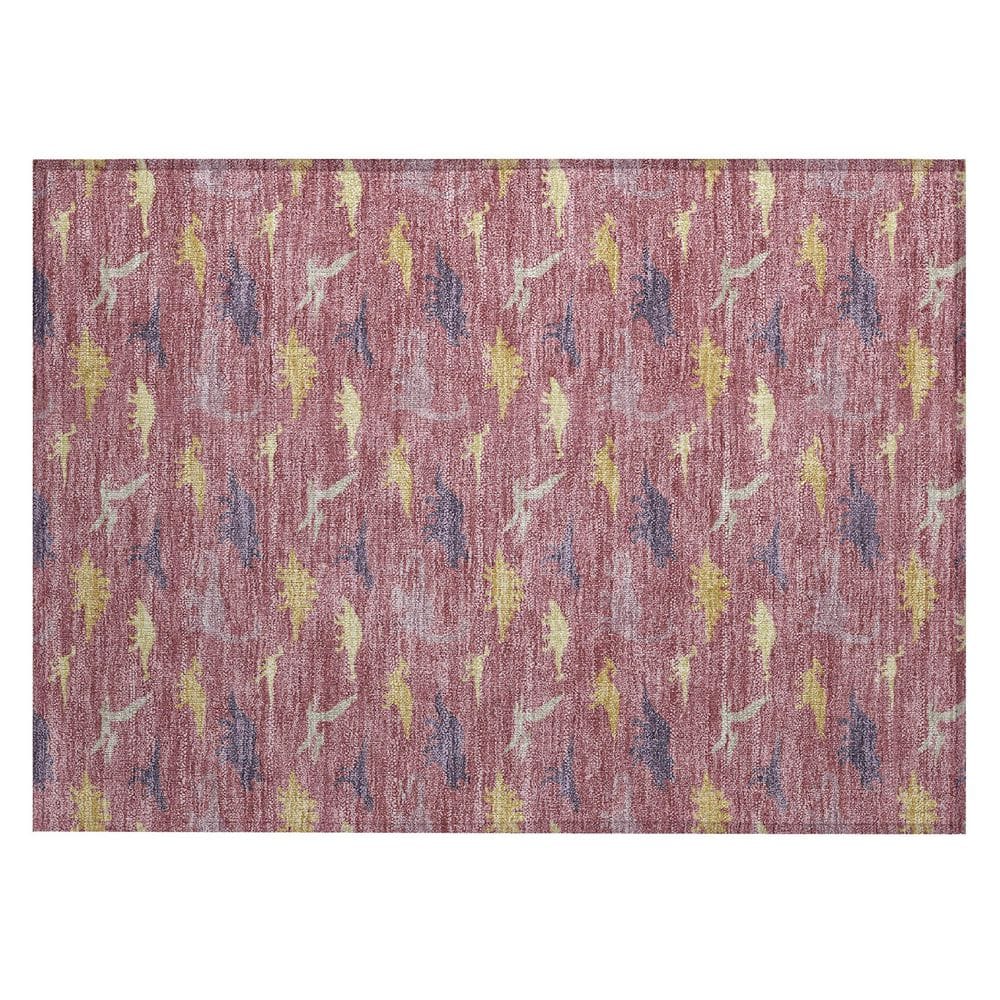Chantille Machine Washable Indoor/Outdoor Abstract ACN2622 Mauve 2 ft. x 3 ft. Accent Rug price history on PriceWatchPro