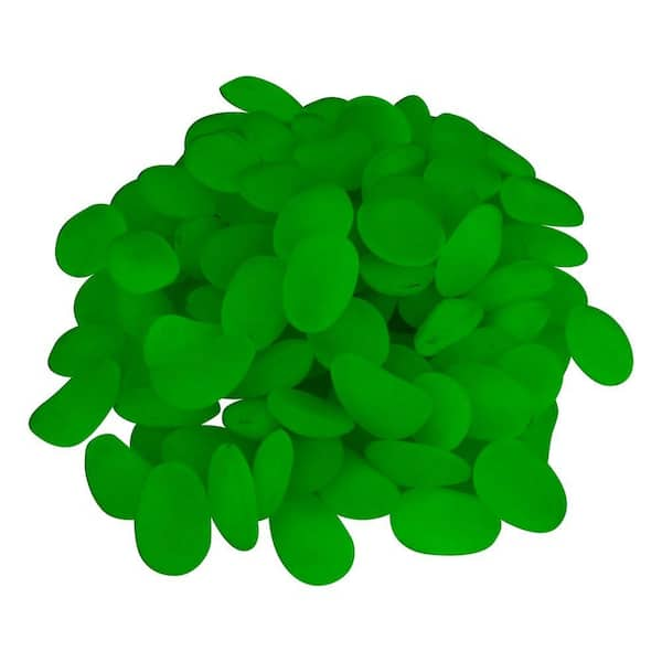 Pure Garden Glow in the Dark Pebbles (100-Piece)