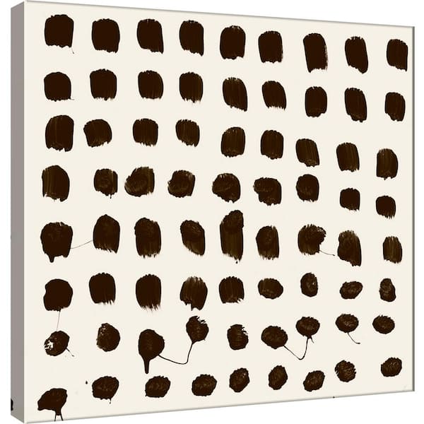 PTM Images 15 in. x 15 in. ''Sepia E'' Printed Canvas Wall Art