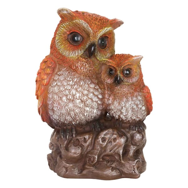 Exhart Solar Owls Statue