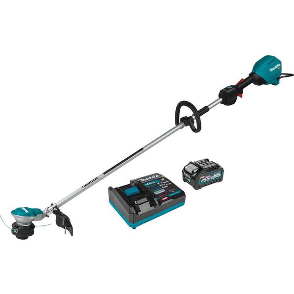 Reviews for Makita XGT 40V max Brushless Cordless 15 in. String Trimmer Kit 4.0 Ah with XGT 40V Max 4.0Ah Battery Pg 1 The Home Depot