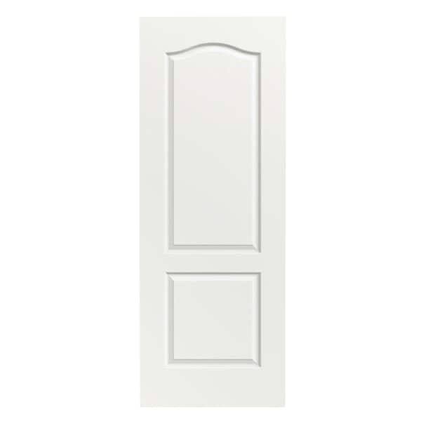 JELD-WEN 28 in. x 80 in. Princeton White Painted Smooth Solid Core Molded Composite MDF Interior Door Slab