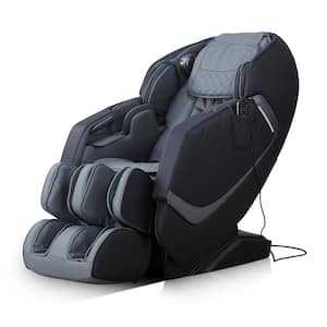 Modern Gray Zero Gravity Thermotherapy Sl Track Massage Chair Recliner