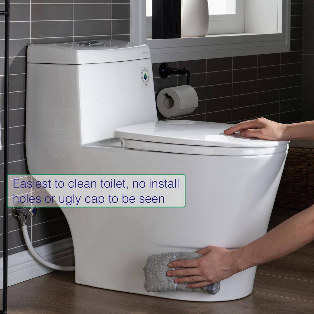 Elongated Wall Mounted Dual Flush High Efficiency Toilet