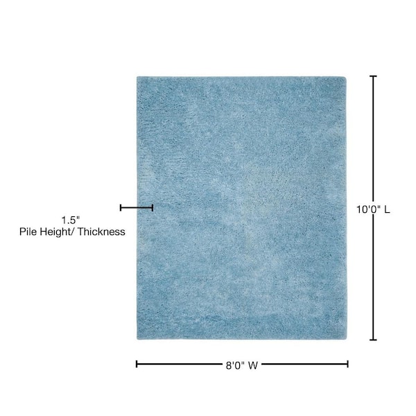 Safavieh Läufer Teppich - Hellblau, 2'5,1 Cm X 7', Aus Polypropylen - Weich, Pflegeleicht, Bohemian Design