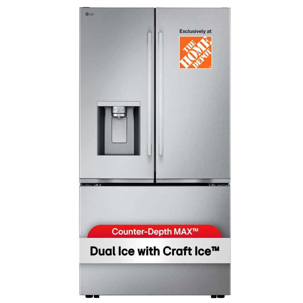 LG 26 cu. ft. 3 Door French Door Refrigerator with Ice and Water