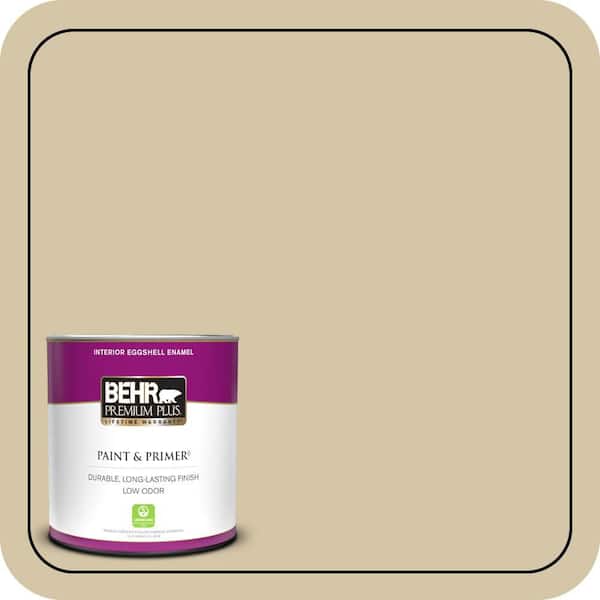 BEHR PREMIUM PLUS 1 qt. #PPF-23 Welcome Walkway Eggshell Enamel Low Odor Interior Paint & Primer