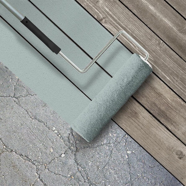 1 gal. #HDC-CT-26 Watery Textured Low-Lustre Enamel Interior/Exterior Porch and Patio Anti-Slip Floor Paint