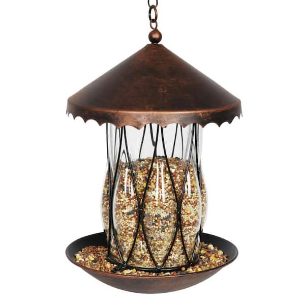 bronze bird feeder