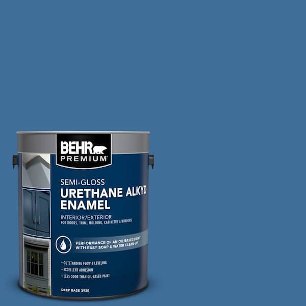 BEHR PREMIUM 1 gal. #M520-6 National Anthem Urethane Alkyd Semi-Gloss Enamel Interior/Exterior Paint