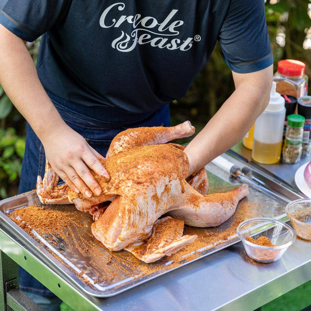 30 Qt Silver Aluminum Outdoor Turkey Fryer Kit with Accessories