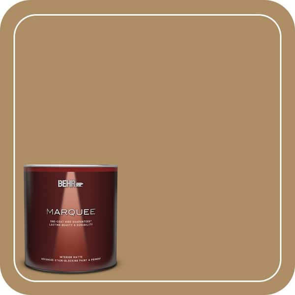BEHR MARQUEE 1 qt. #300F-5 Brown Rabbit Matte Interior Paint & Primer