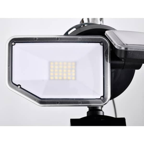 AWSENS 40-Watt 180-Degree Black Motion Activated Outdoor AWSENS 40-Watt 180-Degree Black Motion Activated Outdoor