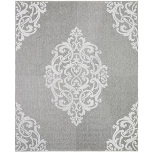 Paloma Silver 11 ft. x 14 ft. Indoor Area Rug