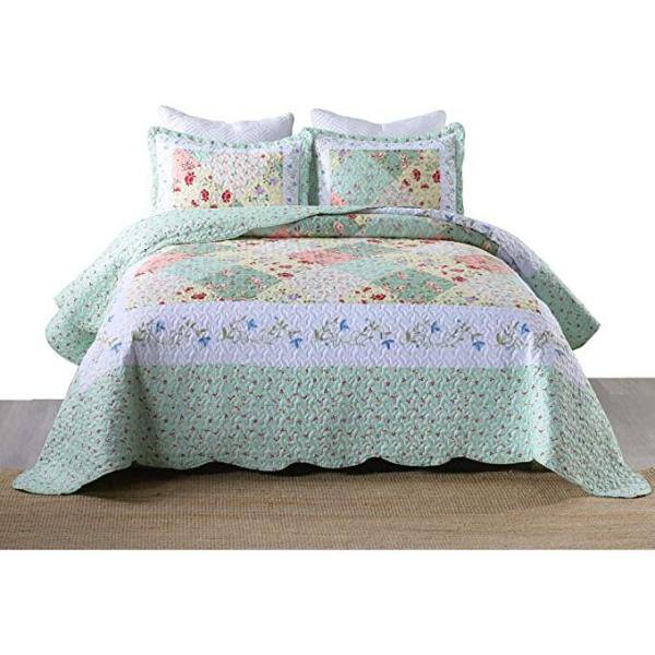 Linen Plus Embossed Coverlet Bedspread Set Oversized Ghana