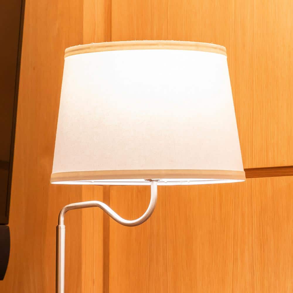 Madison Mid-Century Modern Black Wood & Metal LED Side Table with USB Port