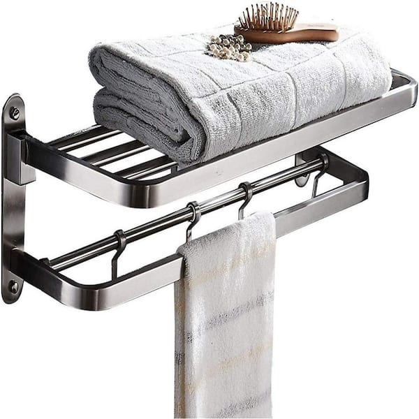 Cubilan 2 in. W x 14.5 in. D x 24.2 in. H Stainless Steel Shelves Decorative Wall Shelf