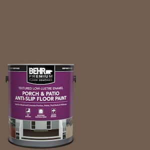 1 gal. #PFC-35 Rich Brown Textured Low-Lustre Enamel Interior/Exterior Porch and Patio Anti-Slip Floor Paint