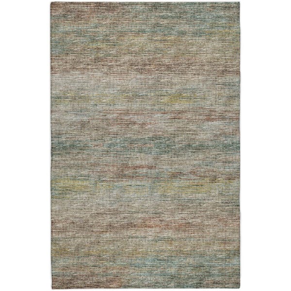 Dream Shag Premium Machine Washable Abstract ADS32 Multi 3 ft. x 5 ft. Area Rug