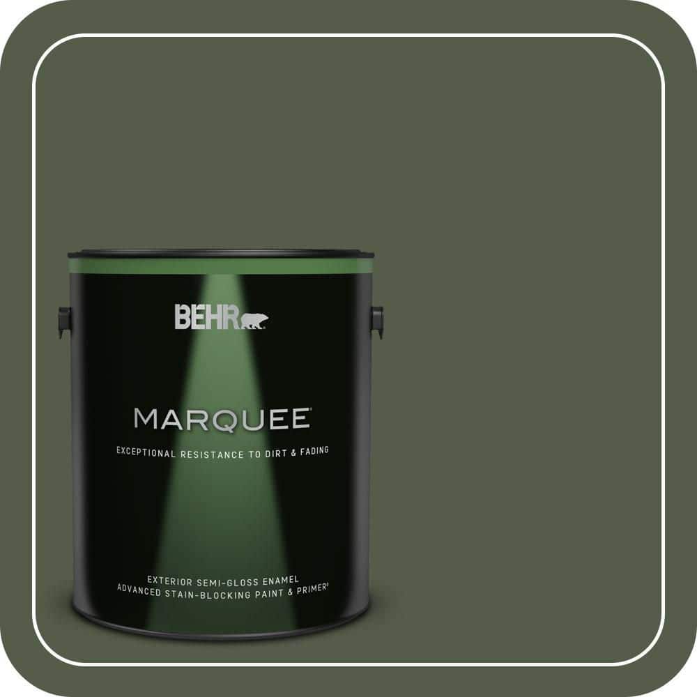 1 gal. #430F-7 Windsor Moss Semi-Gloss Enamel Exterior Paint & Primer product image for price tracking