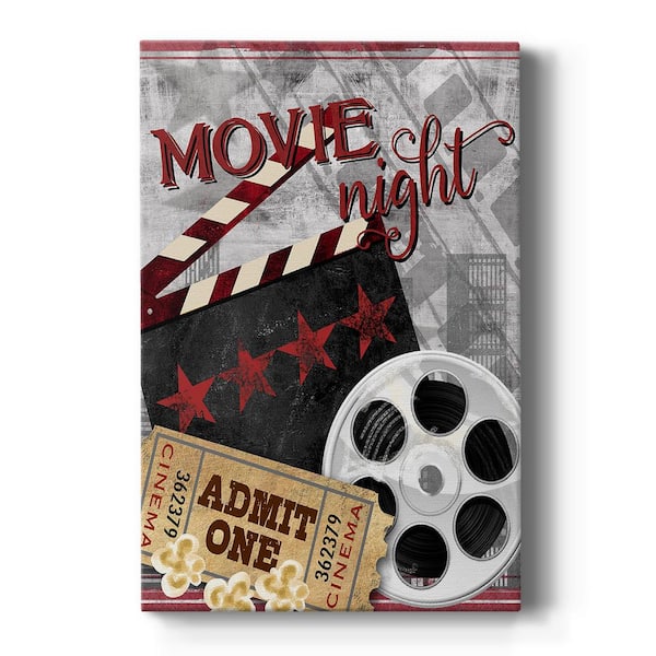 Movie Night II Premium Gallery Wrapped Canvas - Ready to Hang, Size: 32 x 48