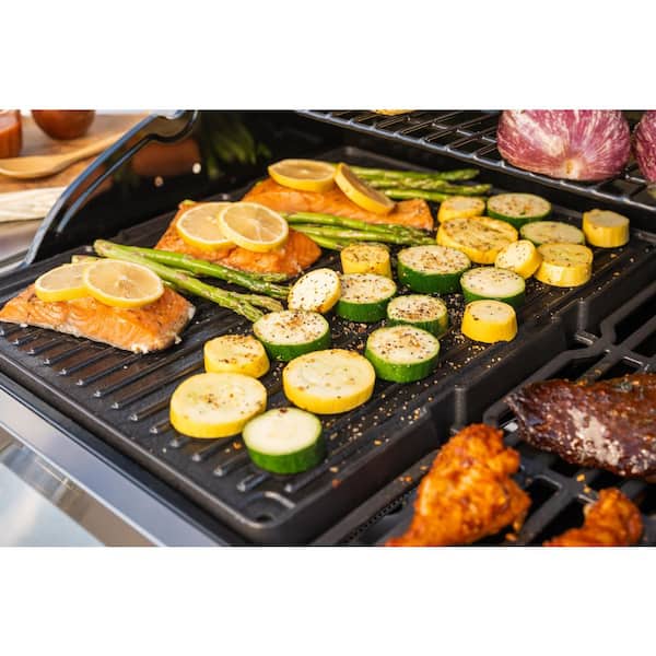 Nexgrill Gourmet Pro 4-Burner Propane Gas Grill with Side Burner