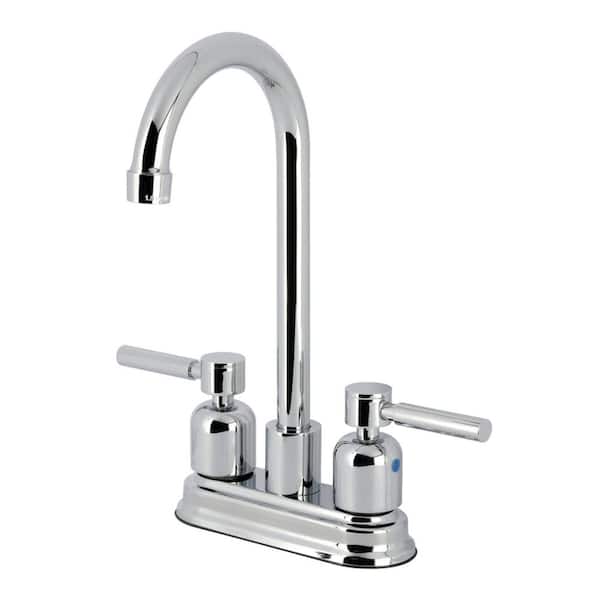 Concord 2-Handle Deck Mount Bar Prep Faucet in Polished Chrome