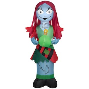 42 Inch Tall Christmas Inflatable Airblown-Sally in Holiday Outfit