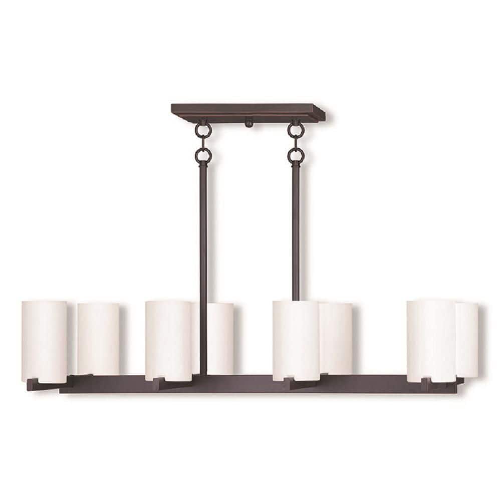 Astoria 8-Light Ceiling Olde Bronze Linear Chandelier price history on PriceWatchPro