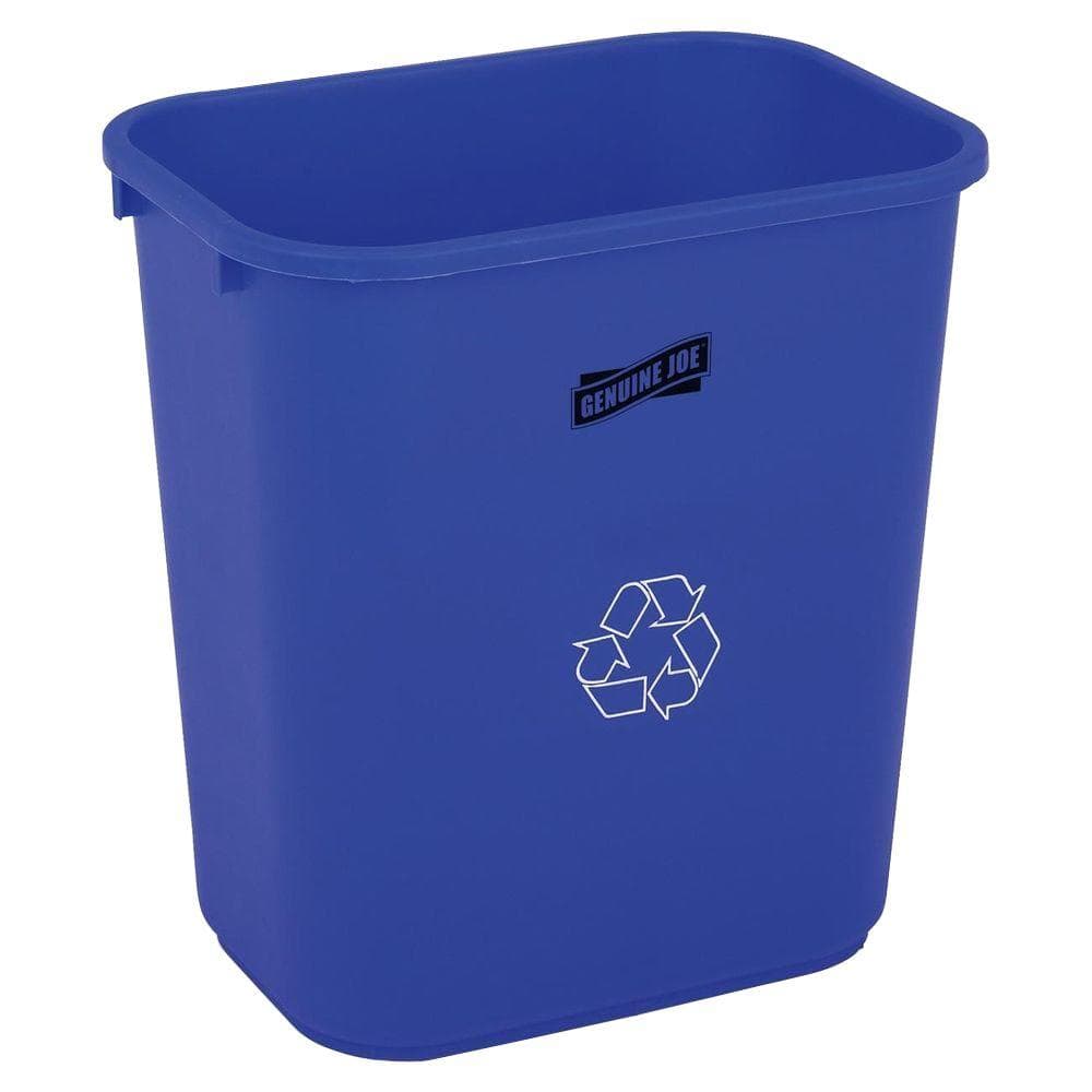 Three 28-gal Bins ** At-Your-Disposal Recycling Center Polyethylene Black ** 