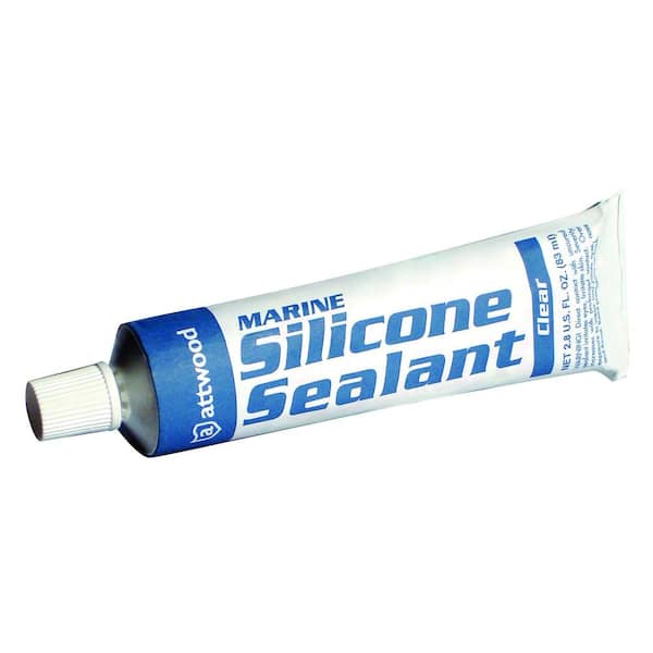 Attwood 2.8 oz. Clear Silicone Sealant