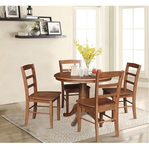 Round Dining Table With 4 Side Chairs, Dining Table Base Kits