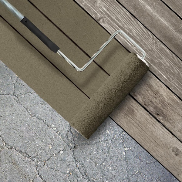 1 gal. #380F-7 Crocodile Textured Low-Lustre Enamel Interior/Exterior Porch and Patio Anti-Slip Floor Paint
