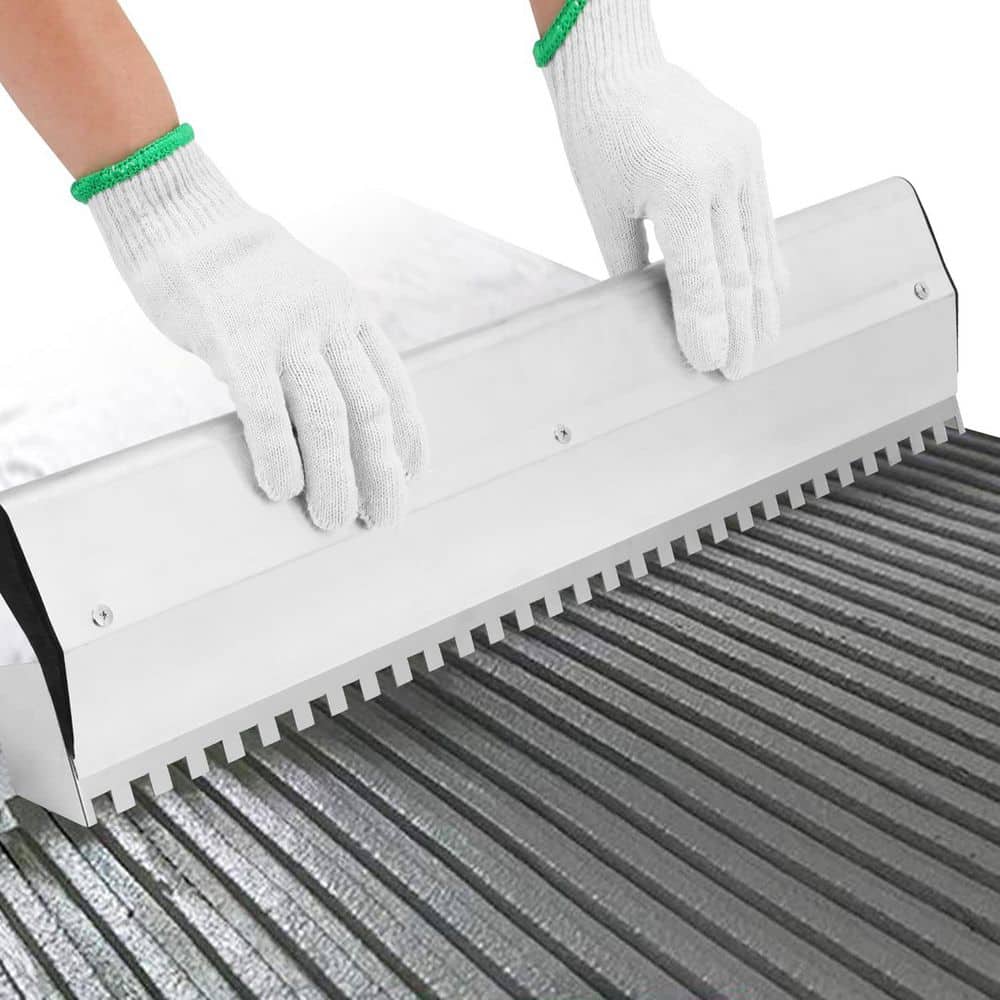 24 x 4 Square Notch Trowel with Aluminum Alloy Frame for Large Tile Flooring and Masonry Applications price history on PriceWatchPro