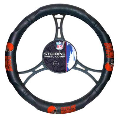 Browns Car Steering Wheel Cover