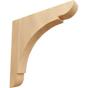 1-3/4 in. x 12 in. x 12 in. Red Oak Extra Large Olympic Bracket