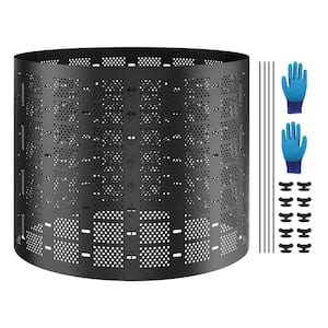 Compost Bin, 220 Gal. Capacity, Expandable Outdoor Composter, Easy Setup, Fast Fertile Soil Creation