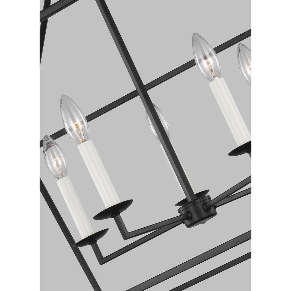 Dianna Midnight Black 5-Light Wide Indoor/Outdoor Pendant