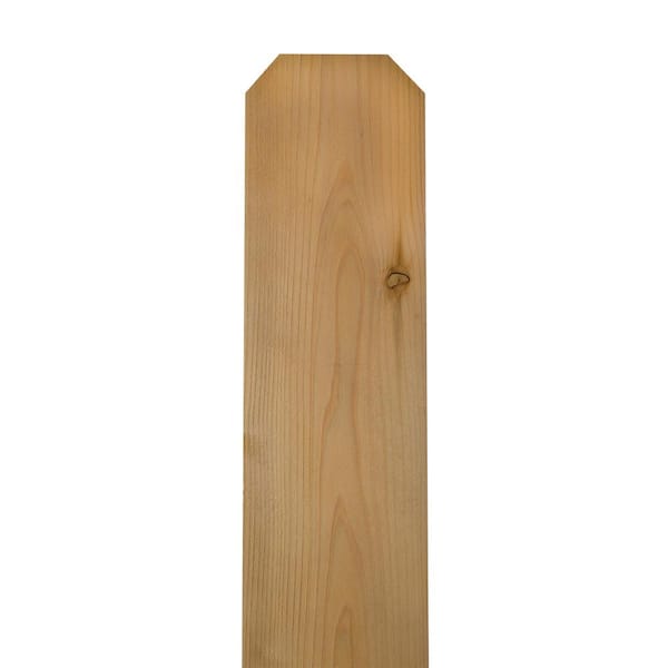 Jewett-Cameron Lumber Corp 5/8 in. x 5.5 in. x 6 ft. Premium Cedar Unfinished Kiln Dried Dog Ear Wood Fence Picket