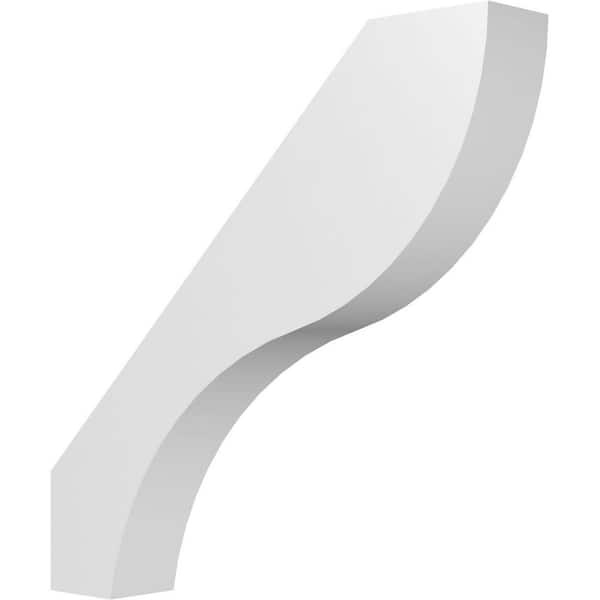 Ekena Millwork Geneva 3 in. W x 18 in. H x 18 in. D Polyurethane Knee Brace