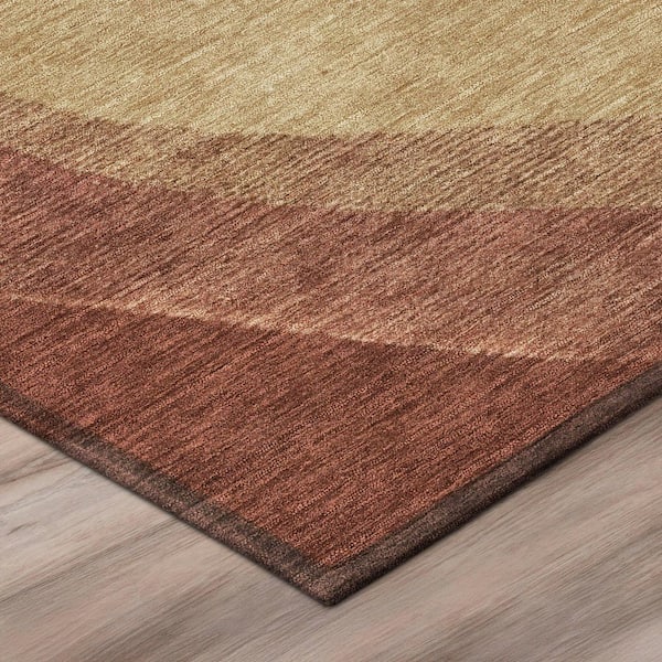 Chantille Machine Washable Indoor/Outdoor Abstract ACN3035 Garnet 3 ft. x 4 ft. Area Rug